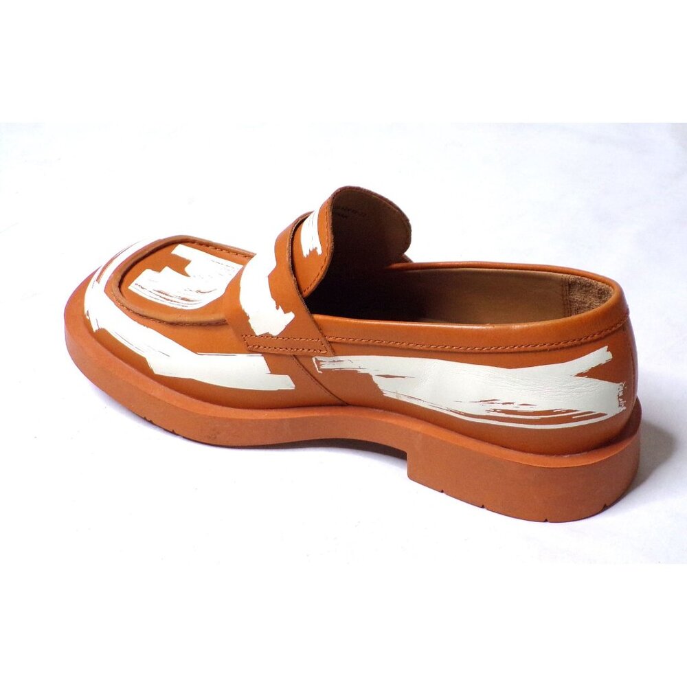 🆕CAMPERLAB 198 Loafer Shoes Brown White Leather 11 - Picture 11 of 12